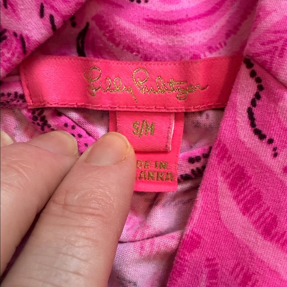 Lilly Pulitzer Pink Patterned Garment - Picture 2 of 2